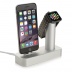 Док-станция COTEetCI Aluminum для Apple Watch и iPhone - Серебристый