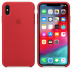 Силиконовый чехол для iPhone Xs Max, (PRODUCT)RED, оригинальный Apple
