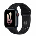 Apple Watch Series 8 // 41мм GPS + Cellular // Корпус из алюминия цвета "темная ночь", спортивный ремешок Nike черного цвета