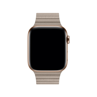 42/44мм M Кожаный ремешок бежевого цвета с магнитной застежкой для Apple Watch