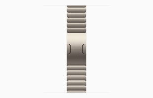 Apple Watch Series 10 // 42мм GPS+Cellular // Корпус из титана золотого цвета, блочный браслет натурального цвета