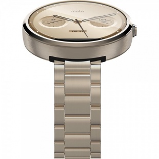 Motorola Moto 360 (steel) Champagne Gold 18 mm - умные часы