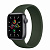Купить Apple Watch SE // 40мм GPS // Корпус из алюминия цвета «серый космос», монобраслет цвета «Кипрский зелёный» (2020)