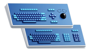 Atomic Клавиатура MDR Dasher (Blue)