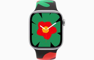 Apple Watch Series 11 // 42мм GPS // Корпус из алюминия серебристого цвета, спортивный ремешок цвета Unity Bloom