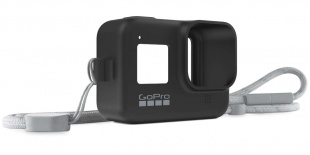 Чехол + ремешок для камеры GoPro HERO8 (Sleeve + Lanyard), Blackout