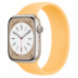 Apple Watch Series 8 // 45мм GPS // Корпус из алюминия цвета "сияющая звезда", монобраслет цвета "солнечное сияние"