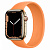Купить Apple Watch Series 7 // 45мм GPS + Cellular // Корпус из нержавеющей стали золотого цвета, монобраслет цвета «весенняя мимоза»