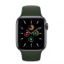 Apple Watch SE // 40мм GPS // Корпус из алюминия цвета «серый космос», спортивный ремешок цвета «Кипрский зелёный» (2020)