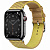 Купить Apple Watch Series 7 Hermès // 45мм GPS + Cellular // Корпус из нержавеющей стали цвета «черный космос», ремешок Hermès Simple Tour Jumping цвета Kraft/Lime