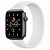 Купить Apple Watch SE // 44мм GPS // Корпус из алюминия цвета «серый космос», монобраслет белого цвета (2020)