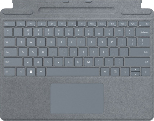 Клавиатура Microsoft Surface Pro Signature Keyboard Type Cover со стилусом Surface Slim Pen 2/ Ледниковый (Ice Blue) / Alcantara