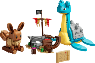 Конструктор Lego Pokémon SMART Play: Eevee and Lapras's Treasure Hunt (72162)