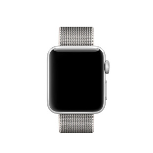 38/40мм Ремешок из плетёного нейлона жемчужного цвета для Apple Watch