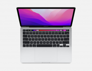 MacBook Pro 13" «Серебристый» (Custom) Touch Bar + Touch ID // Чип Apple M2 8-Core CPU, 10-Core GPU, 24 ГБ, 512 ГБ (2022)