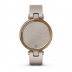 Женские умные часы Garmin Lily (34mm), корпус цвета "розовое золото", песочный силиконовый ремешок