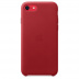 Кожаный чехол для iPhone SE, цвет (PRODUCT)RED, оригинальный Apple