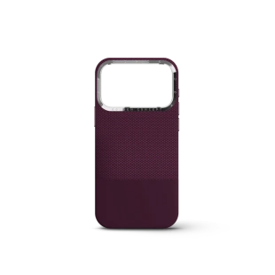 Чехол Golden Concept для iPhone 18 Pro Max, Vegan Leather (Burgundy)