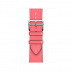 41мм Ремешок Hermès Single (Simple) Tour цвета Rose Azalée для Apple Watch