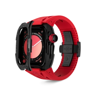 Корпус Golden Concept для Apple Watch, 46 мм, Moissanite Diablo Edition