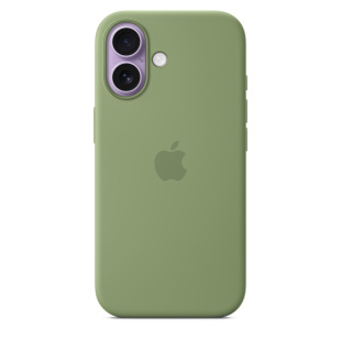 Силиконовый чехол MagSafe для iPhone 17 (Light Moss)