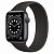Купить Apple Watch Series 6 // 44мм GPS // Корпус из алюминия цвета "серый космос", монобраслет черного цвета