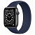 Купить Apple Watch Series 6 // 44мм GPS // Корпус из алюминия цвета "серый космос", монобраслет цвета «Тёмный ультрамарин»