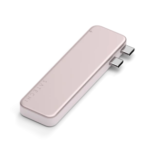 Многопортовый адаптер Satechi USB-C Snap Hub (Blush)