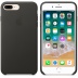 Кожаный чехол для iPhone 7+ (Plus)/8+ (Plus), угольно-серый цвет, оригинальный Apple