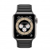 Apple Watch Series 6 // 44мм GPS + Cellular // Корпус из титана, кожаный браслет черного цвета, размер ремешка S/M