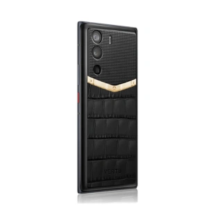 Телефон Vertu METAVERTU 5G Web3, Alligator Leather Gold V Label (Iron Black/Черный)