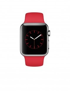 Apple Watch 38 мм из нержавеющей стали, спортивный ремешок (PRODUCT)RED