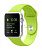 Купить Apple Watch Sport 42 мм, серебристый алюминий, зеленый спортивный ремешок