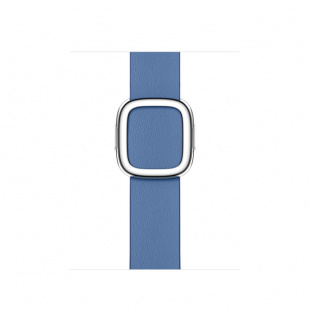 Apple Watch Series 8 // 41мм GPS + Cellular // Корпус из нержавеющей стали золотого цвета, ремешок лазурного цвета с современной пряжкой (Modern Buckle), размер ремешка L