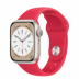 Apple Watch Series 8 // 41мм GPS // Корпус из алюминия цвета "сияющая звезда", спортивный ремешок цвета (PRODUCT)RED