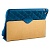 Чехол Jisoncase для iPad mini натуральная кожа со стеганым узором голубой