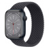 Apple Watch Series 8 // 45мм GPS // Корпус из алюминия цвета "темная ночь", плетёный монобраслет цвета "темная ночь"