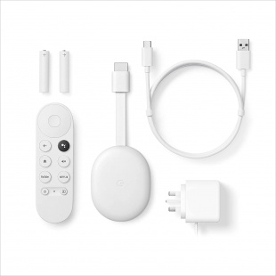 ТВ-приставка Chromecast with Google TV 4K Version, Snow