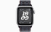 Apple Watch SE // 40мм GPS // Корпус из алюминия серебристого цвета, спортивный браслет Nike цвета «Черный/синий» (2024)