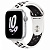 Купить Apple Watch Series 8 // 45мм GPS // Корпус из алюминия серебристого цвета, спортивный ремешок Nike цвета "чистая платина/чёрный"