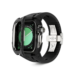 Корпус Golden Concept для Apple Watch, 46 мм, Racing Sport Edition, Silver Carbon