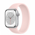 Apple Watch Series 8 // 41мм GPS // Корпус из алюминия серебристого цвета, монобраслет цвета "розовый мел"