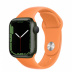 Apple Watch Series 7 // 41мм GPS // Корпус из алюминия зеленого цвета, спортивный ремешок цвета «весенняя мимоза»