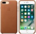 Кожаный чехол для iPhone 7+ (Plus)/8+ (Plus), золотисто-коричневый цвет, оригинальный Apple