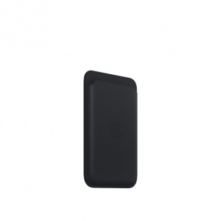 Кожаный чехол-бумажник MagSafe для iPhone, цвет Midnight/Темная ночь