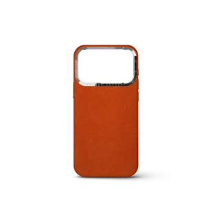 Чехол Golden Concept для iPhone 18 Pro, Alcantara (Orange)