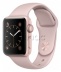 Apple Watch Series 1 38мм Корпус из алюминия цвета «розовое золото», спортивный ремешок цвета «розовый песок» (MNNH2)