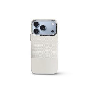 Чехол Golden Concept для iPhone 18 Pro, Vegan Leather (White)