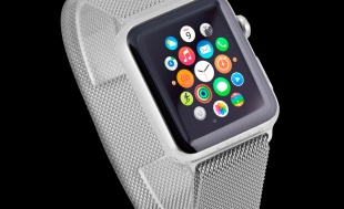Caviar Apple Watch Classico Milanese Platinum 42mm