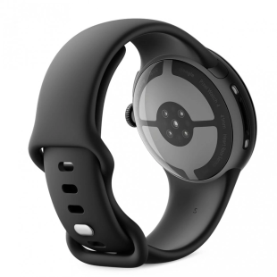 Google Pixel Watch 4 Wi-Fi, черный корпус 45 mm, спортивный ремешок черного цвета (Obsidian)